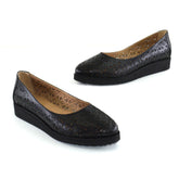 Pantofi Dama din Piele Naturala,Chelsea,Negru
